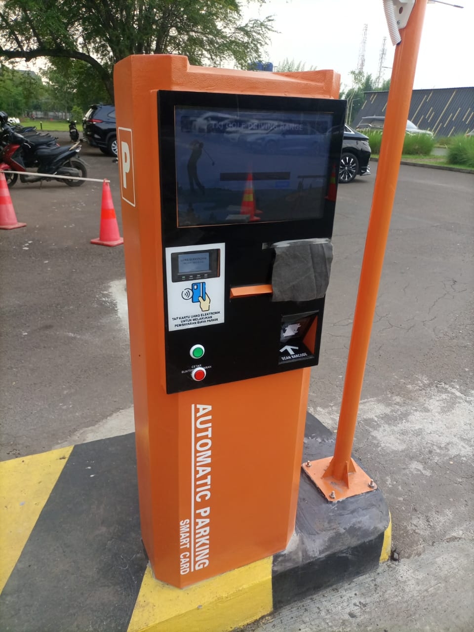 Sistem Parkir Cashless TKJ Golf Driving Range Intercon Jakarta Barat